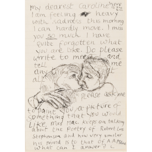 An Illustrated Letter from the Artist to Caroline Blackwood